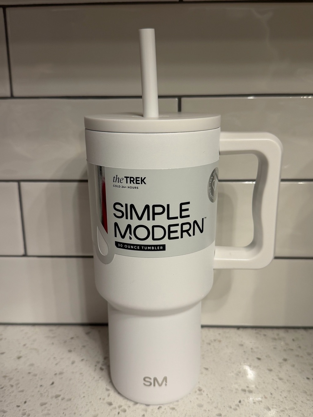 Simple Modern 30 oz Trek Tumbler Winter White - New with Tags